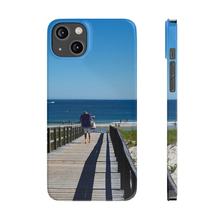 Slim Cute Phone Cases for Iphone - | iPhone 15 Case | iPhone 15 Pro Max Case, Iphone 14 Case, Iphone 14 Pro Max, Iphone 13, Summer Beach Walk - Studio40ParkLane