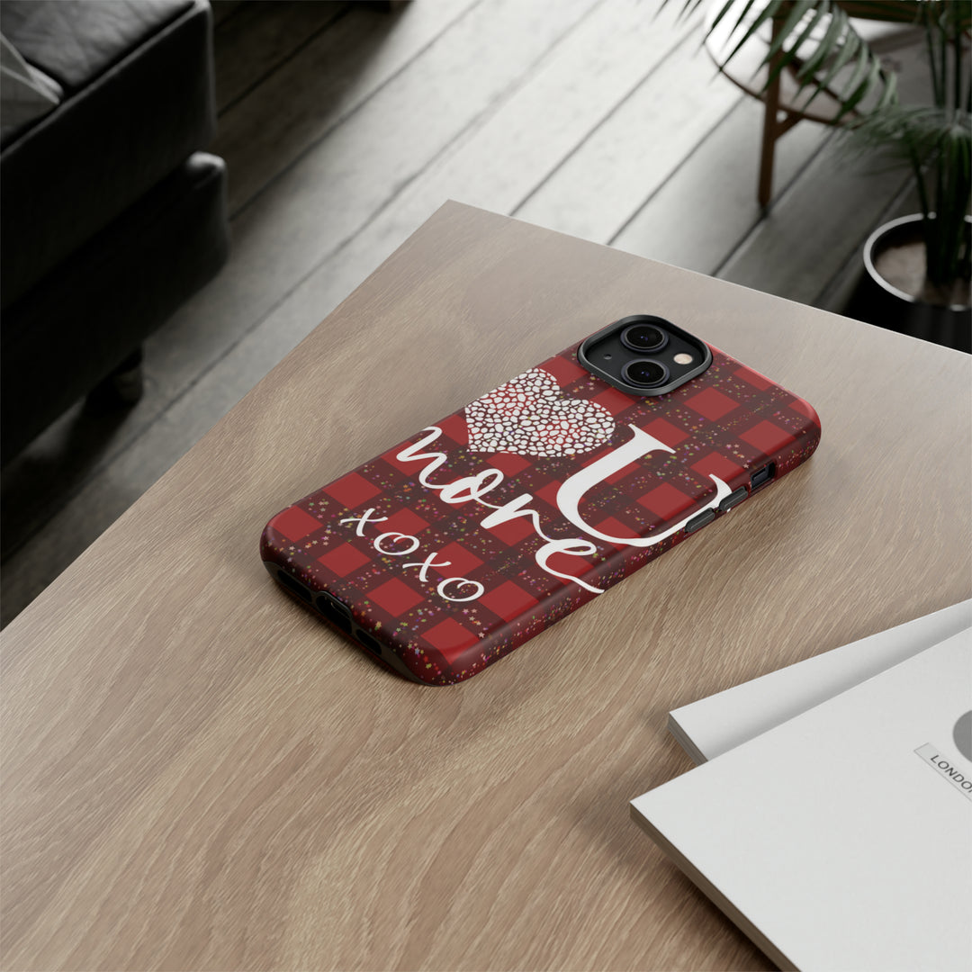 Cute IPhone Case | iPhone 15 Case | iPhone 15 Pro Max Case, Iphone 14 Case, Iphone 14 Pro Max Case IPhone Case for Art Lovers, Love You Red - Studio40ParkLane