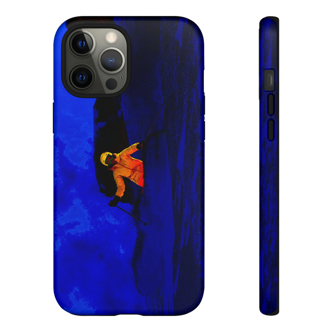 Cute IPhone Case | iPhone 15 Case | iPhone 15 Pro Max Case, Iphone 14 Case, Iphone 14 Pro Max Case IPhone Case for Art Lovers, Skier Mountain Night - Studio40ParkLane