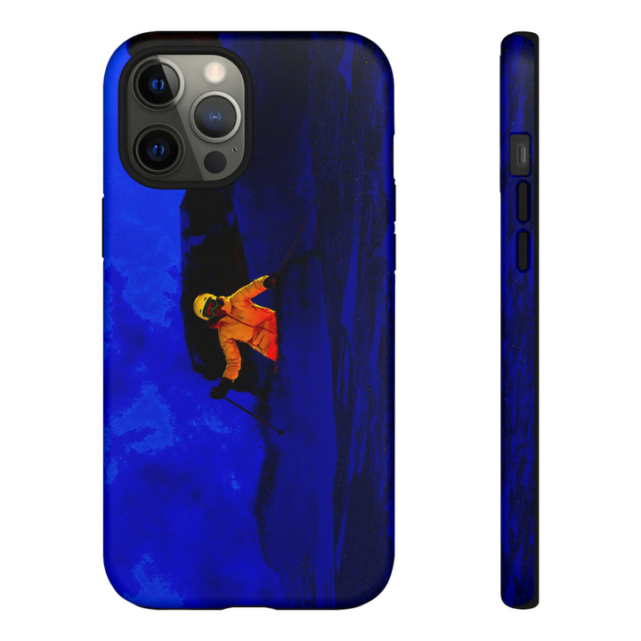 Cute IPhone Case | iPhone 15 Case | iPhone 15 Pro Max Case, Iphone 14 Case, Iphone 14 Pro Max Case IPhone Case for Art Lovers, Skier Mountain Night - Studio40ParkLane