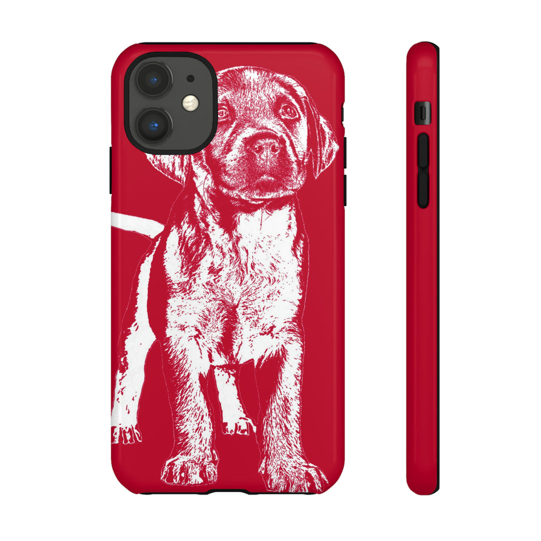 Cute IPhone Case | iPhone 15 Case | iPhone 15 Pro Max Case, Iphone 14 Case, Iphone 14 Pro Max Case IPhone Case for Dog Lovers, Puppy Dog Red - Studio40ParkLane