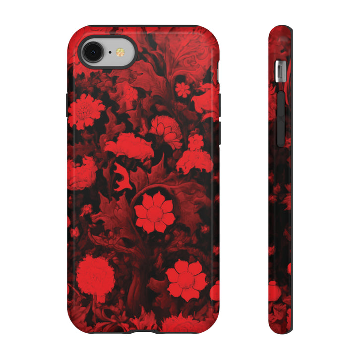 Cool Phone Case | Red Flowers, For iPhone 15 Case | iPhone 15 Pro Case, Iphone 14 Case, Iphone 14 Pro Max Case, Protective Iphone Case - Studio40ParkLane