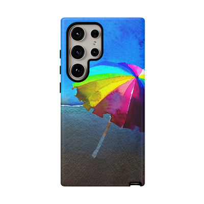 Cute Samsung Case | Cool Iphone Case | Summer Colorful Beach Parasol, Samsung S24, S23, S22, S21, IPhone 15 Case | Iphone 14 Case, Iphone 13 Case