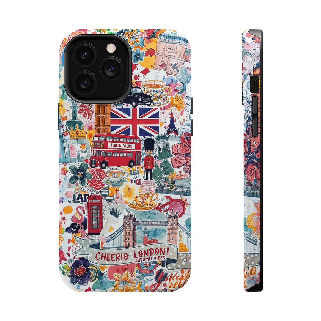London England Coquette Collage Tough Magsafe Cute Phone Cases for Iphone | iPhone 17 Pro Max Case, Iphone 16, Iphone 15 14 13 12 11 10 9 - Studio40ParkLane