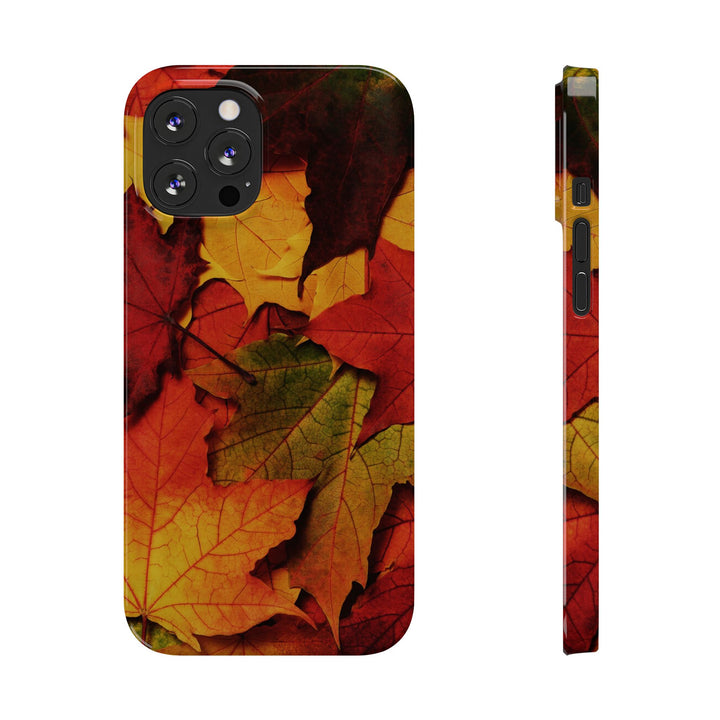 Slim Autumn Fall Leaves Gift Cute Phone Cases for Iphone 16 | iPhone 15 Case | iPhone 15 Pro Max Case, Iphone 14, Iphone 14 Pro Max, Iphone 13, Slim Mom Dad Gift - Studio40ParkLane