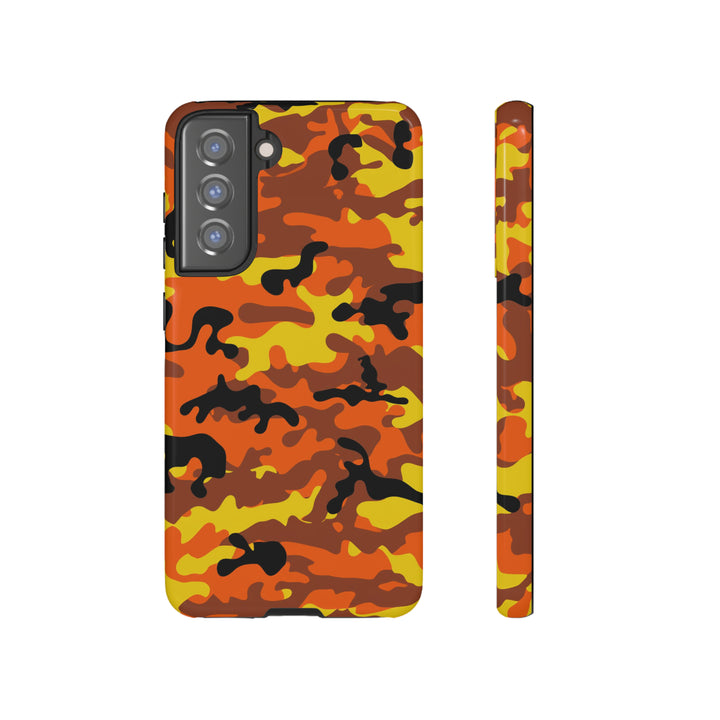 Cool Phone Case | Aesthetic Phone Case | Fall Camo | For Samsung Galaxy S23, S22, S21, S20 | Luxury Double Layer | Cute - Studio40ParkLane