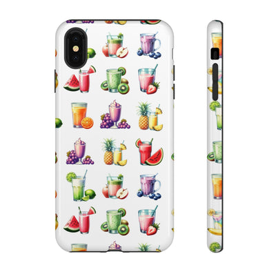 Cute Samsung Case | Cool Iphone Case | Tropical Summer Fruit Cocktail, Samsung S24, S23, S22, S21, IPhone 15 Case | Iphone 14 Case, Iphone 13 Case