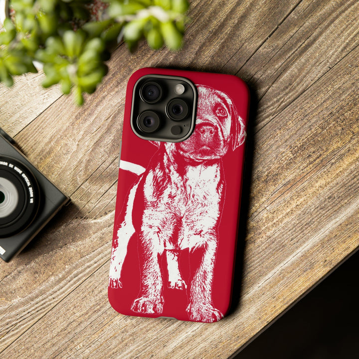 Cute IPhone Case | iPhone 15 Case | iPhone 15 Pro Max Case, Iphone 14 Case, Iphone 14 Pro Max Case IPhone Case for Dog Lovers, Puppy Dog Red - Studio40ParkLane