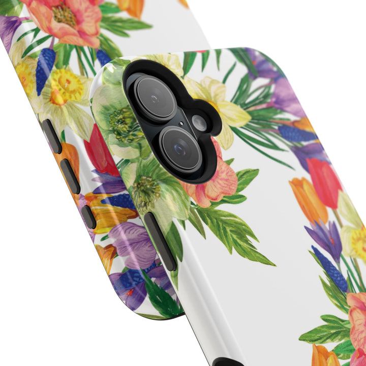 Spring Flowers Magsafe Cute Phone Case for Iphone Gift for Her, iPhone 16 Case iPhone 15 Pro Max Case, Iphone 14, Iphone 14 Pro Max, 13, 12 - Studio40ParkLane