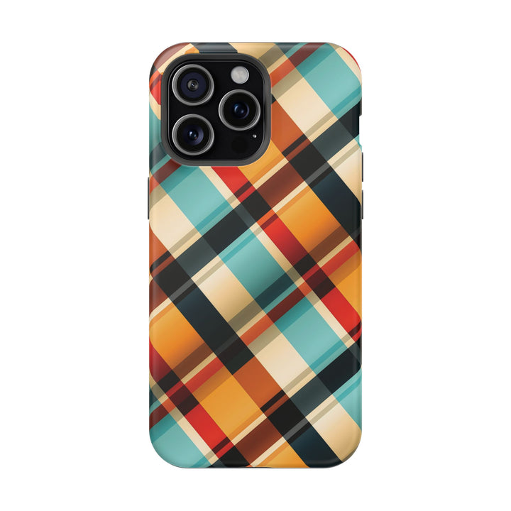 Checkered Plaid Magsafe Gift for Her Cute Phone Case for Iphone, | iPhone 16 | iPhone 15 Pro Max, Iphone 14 Pro Max, 13 12 11 10 9 8 7 - Studio40ParkLane