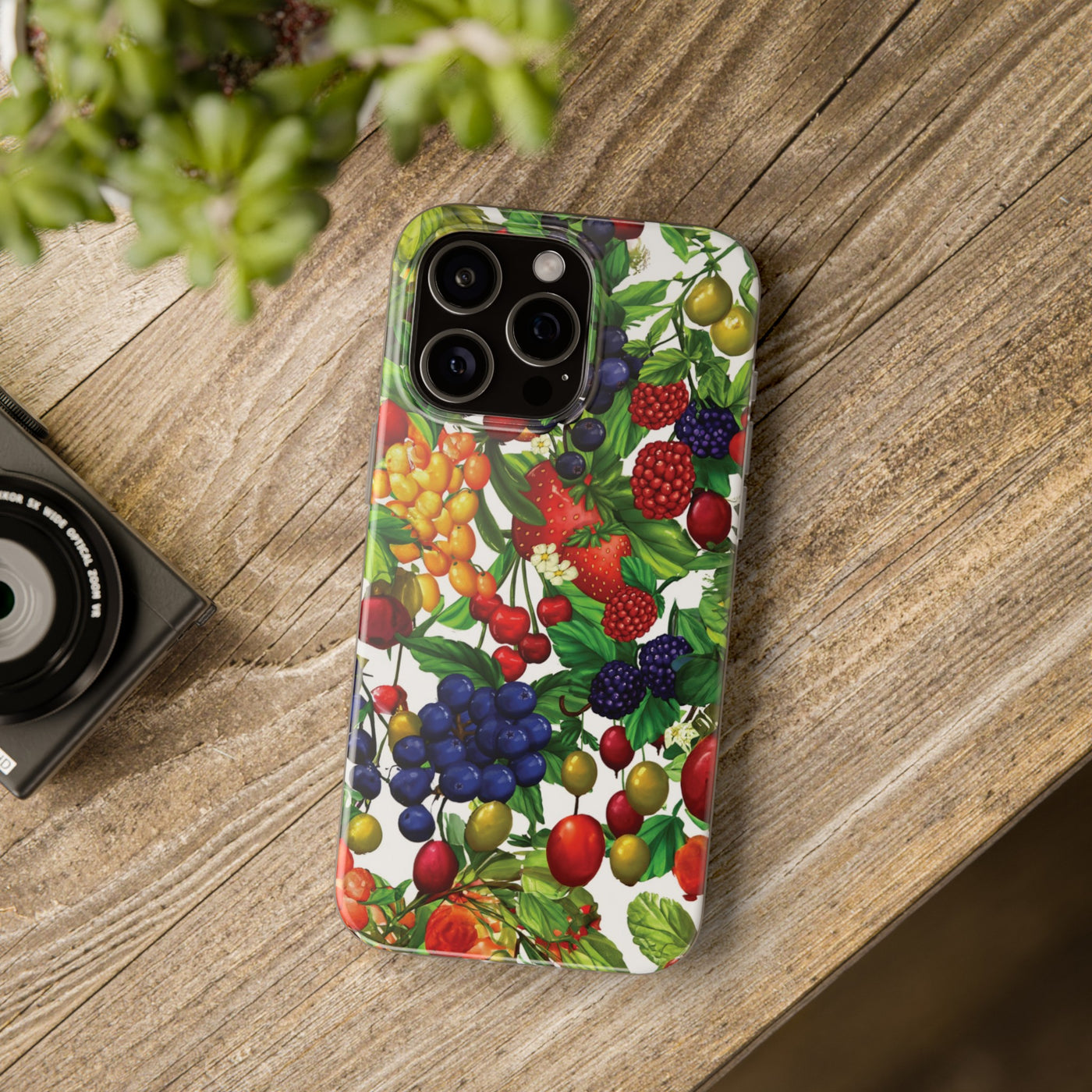 Cute Flexi Phone Cases, For Samsung Galaxy and Iphone, Summer Mixed Fruit, Galaxy S23 Phone Case, Samsung S22 Case, Samsung S21, Iphone 15, Iphone 14, Iphone 13