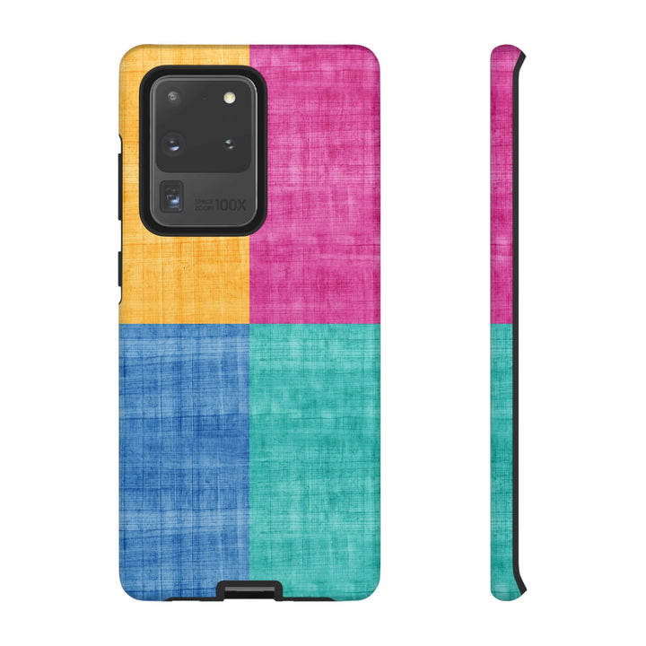 Impact Resistant, Colored Shapes, Cute Phone Cases for Samsung S24, S23, S22, S21, IPhone 15 pro Iphone 14 pro Iphone 13 IPhone 12 Iphone 11 - Studio40ParkLane