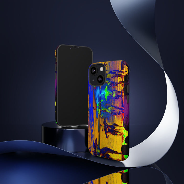Cute IPhone Case | iPhone 15 Case | iPhone 15 Pro Max Case, Iphone 14 Case, Iphone 14 Pro Max Case IPhone Case for Art Lovers, Sunset Dance Blue Yellow - Studio40ParkLane