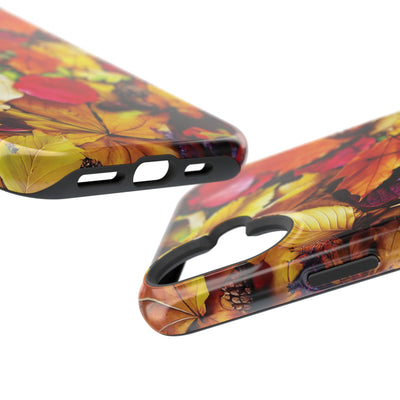 Aesthetic Tough Magsafe Fall Leaves Foliage Phone Case - For iPhone 17 Pro Max iPhone 16 Pro iPhone 15 Iphone 14 Plus 13 Pro 12 11 10 - Studio40ParkLane