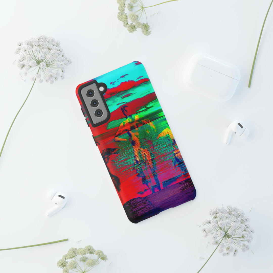 Cute Samsung Phone Case | Aesthetic Samsung Phone Case | Dance Sunset Colorful | Galaxy S23, S22, S21, S20 | Luxury Double Layer | Cool - Studio40ParkLane