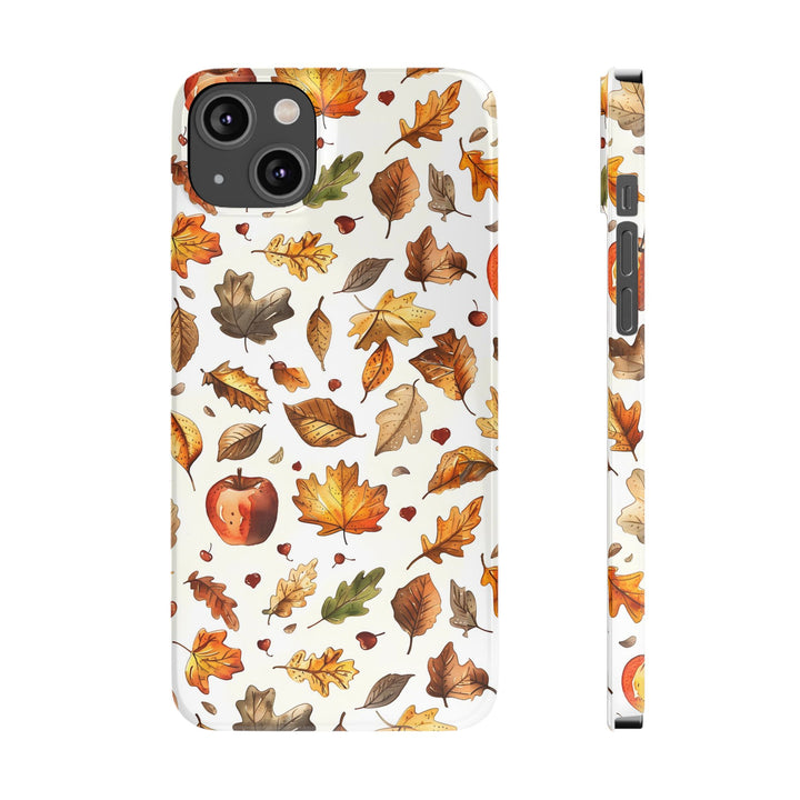 Slim Fall Autumn Leaves Gift for Her Cute Phone Cases for Iphone 16 | iPhone 15 Case | iPhone 15 Pro Max Case, Iphone 14, Iphone 14 Pro Max, Iphone 13, Slim - Studio40ParkLane