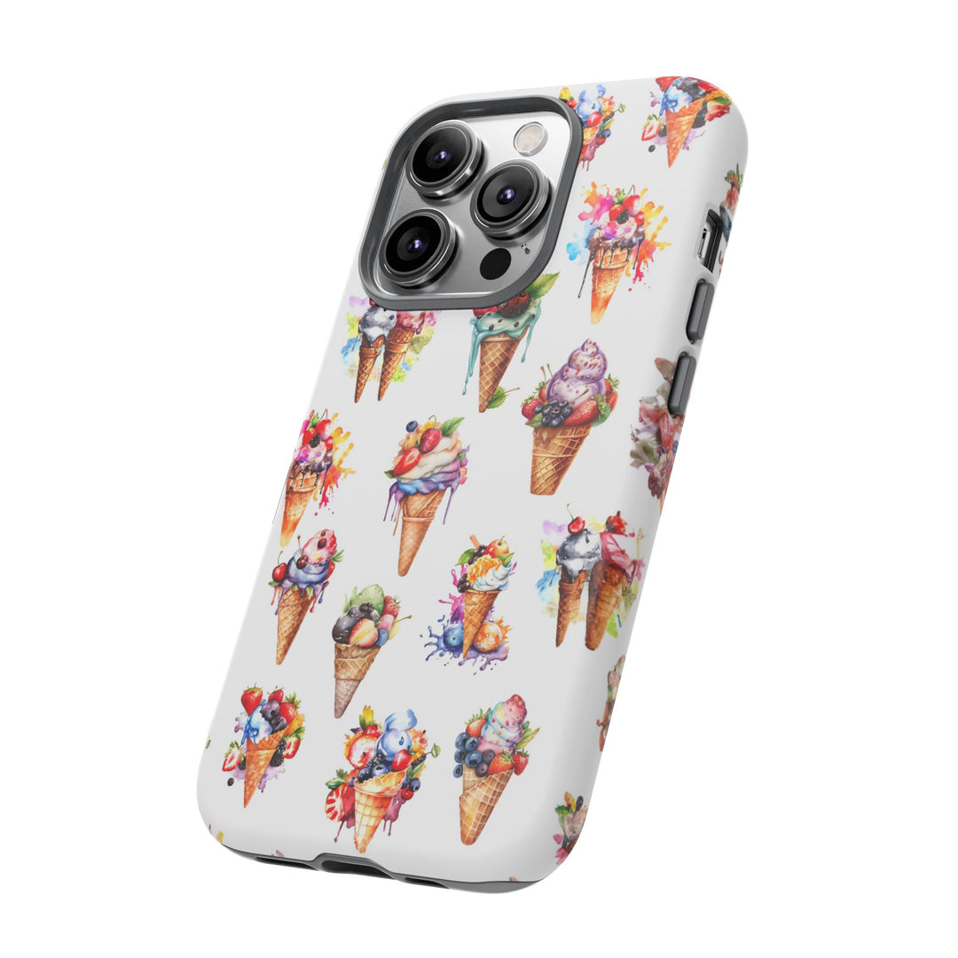 Impact Resistant, Summer Icecream, Cute Phone Cases for Samsung S24, S23, S22, S21, IPhone 15 pro, Iphone 14 pro, Iphone 13 IPhone 12, Iphone 11 - Studio40ParkLane