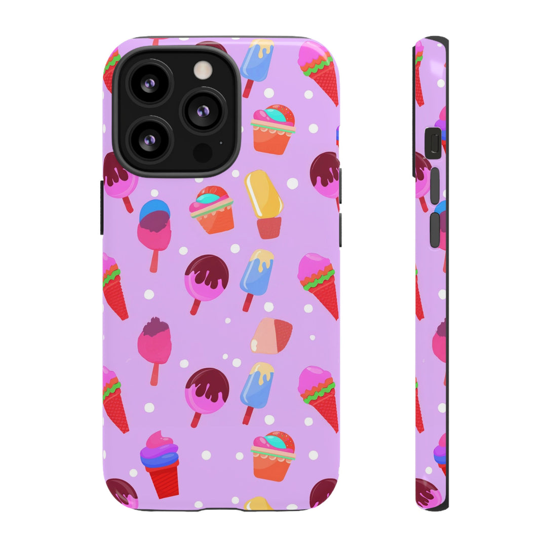 Cute Samsung Case | Cool Iphone Case | Summer Pink Ice - Cream, Samsung S24, S23, S22, S21, IPhone 15 Case | Iphone 14 Case, Iphone 13 Case - Studio40ParkLane