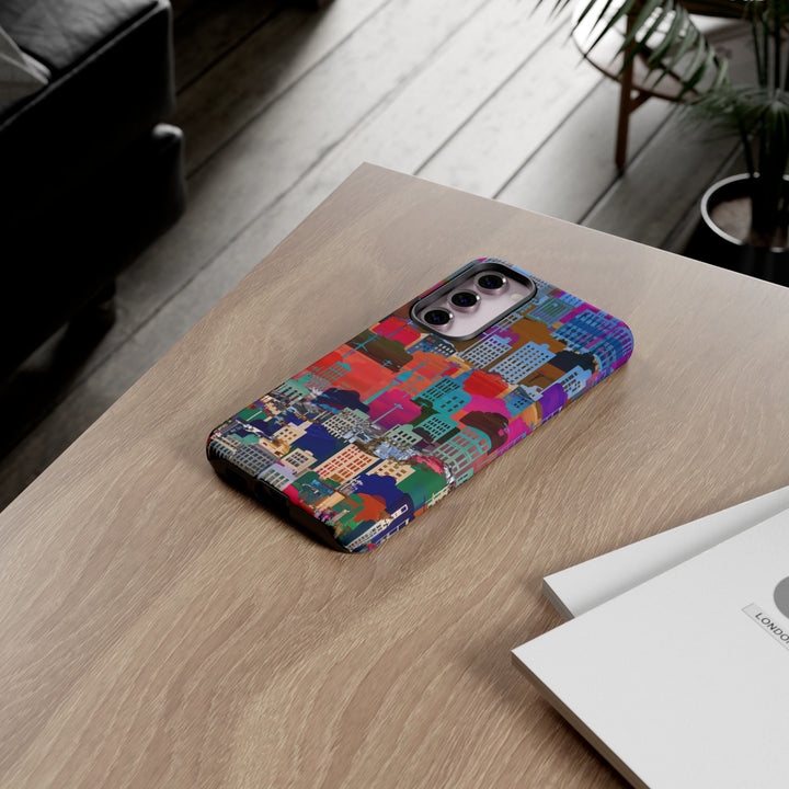 Cute Samsung Case | Cool Iphone Case | Summer City Skyline, Samsung S24, S23, S22, S21, IPhone 15 Case | Iphone 14 Case, Iphone 13 Case - Studio40ParkLane