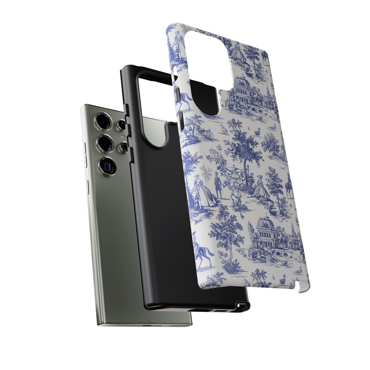 Premium Tough French Toile Gift for Her Cute Phone Cases for Samsung S25 S24, S23, S22, S21, Iphone, 16, 15, 14, 13 Pro Max Ultra - Studio40ParkLane