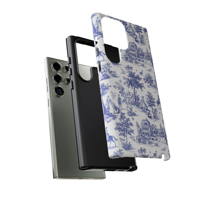 Premium Tough French Toile Gift for Her Cute Phone Cases for Samsung S25 S24, S23, S22, S21, Iphone, 16, 15, 14, 13 Pro Max Ultra - Studio40ParkLane