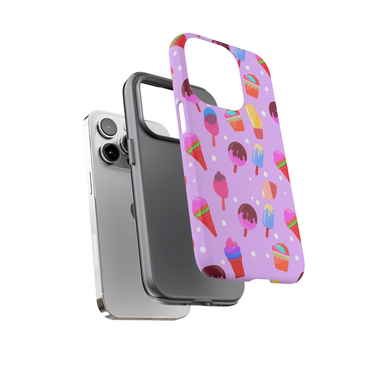 Cute Samsung Case | Cool Iphone Case | Summer Pink Ice - Cream, Samsung S24, S23, S22, S21, IPhone 15 Case | Iphone 14 Case, Iphone 13 Case - Studio40ParkLane