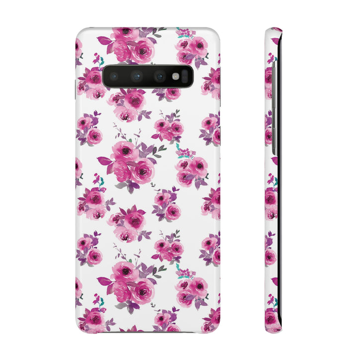Sleek Snap Flowers Gift for Her Cute Phone Case for iPhone 16 15 14 13 12 11 X Xs Max Xr Pro Plus Samsung Galaxy S24 S23 S22 S21 S20 Ultra