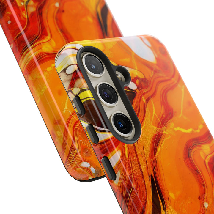 Impact Resistant, Fall Colors Marble, Cute Phone Cases for Samsung S24, S23, S22, S21, IPhone 15 pro Iphone 14 pro Iphone 13 IPhone 12 Iphone 11 - Studio40ParkLane