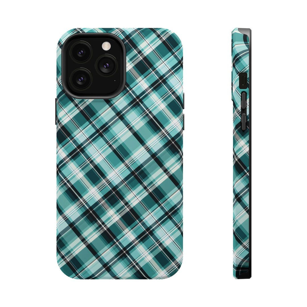 Checkered Plaid Magsafe Gift for Her Cute Phone Case for Iphone, | iPhone 16 | iPhone 15 Pro Max, Iphone 14 Pro Max, 13 12 11 10 9 8 7 - Studio40ParkLane