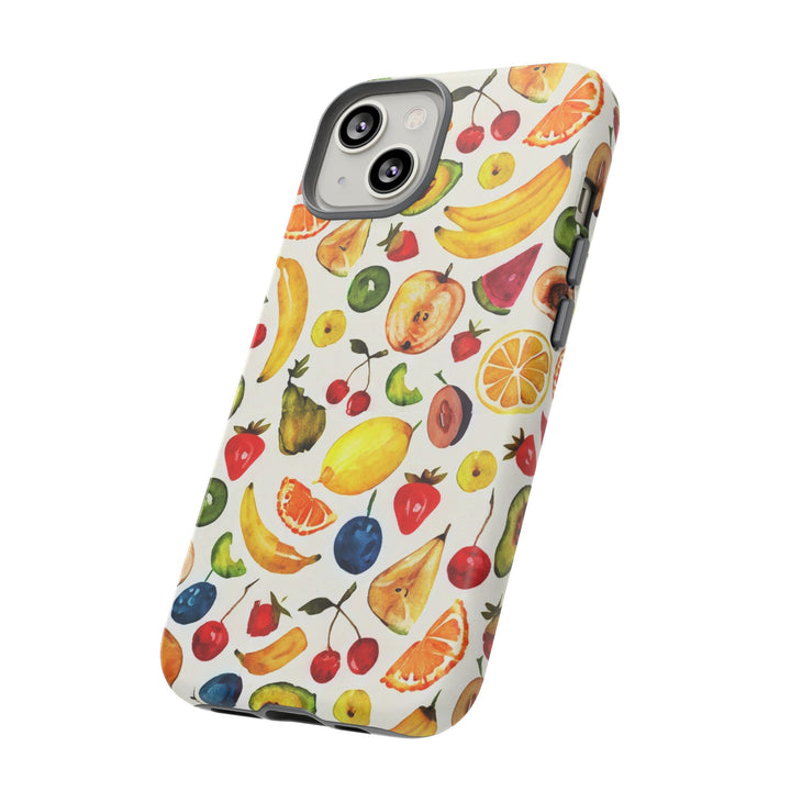 Impact Resistant, Mixed Fruits, Cute Phone Cases for Samsung S24, S23, S22, S21, IPhone 15 pro Iphone 14 pro Iphone 13 IPhone 12 Iphone 11 - Studio40ParkLane