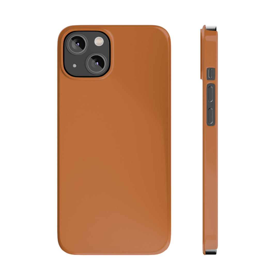 Slim Red Rust Brown Gift for Her Aesthetic Cute Phone Case for Iphone 16 - | iPhone 15 Pro Max Case | iPhone 14 Case 13 12 11 10 9 8 7 - Studio40ParkLane