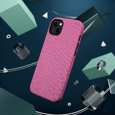 Non Leather Pink Color Pattern Magsafe Cute Phone Case for Iphone Gift for Her,  | iPhone 15 Case | iPhone 15 Pro Max Case, Iphone 14, Iphone 14 Pro Max, Iphone 13, Iphone 16