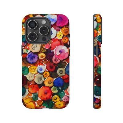 Impact Resistant, Fall Colors Buttons, Cute Phone Cases for Samsung S24, S23, S22, S21, IPhone 15 pro Iphone 14 pro Iphone 13 IPhone 12 Iphone 11