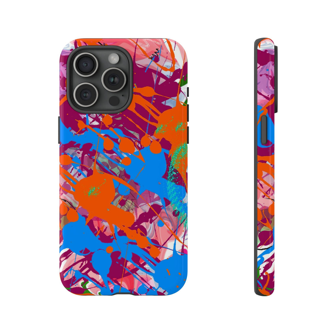 Cute IPhone Case | iPhone 15 Case | iPhone 15 Pro Max Case, Iphone 14 Case, Iphone 14 Pro Max Case IPhone Case for Art Lovers Fall Paint Splash - Studio40ParkLane