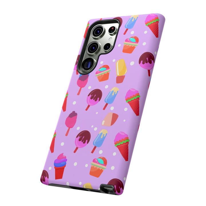 Cute Samsung Case | Cool Iphone Case | Summer Pink Ice - Cream, Samsung S24, S23, S22, S21, IPhone 15 Case | Iphone 14 Case, Iphone 13 Case - Studio40ParkLane