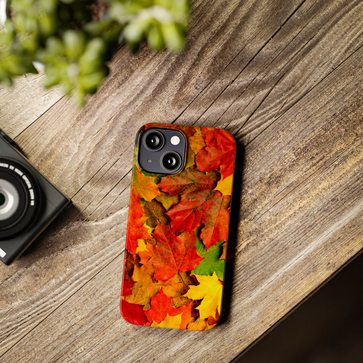 Slim Fall Leaves Slim Cute Phone Cases for Iphone | iPhone 15 Case | iPhone 15 Pro Max Case, Iphone 14, Iphone 14 Pro Max, Iphone 13 - Studio40ParkLane