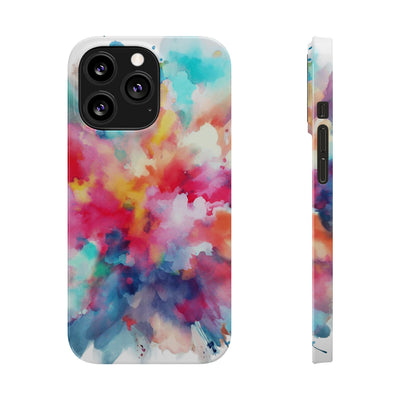 Slim Paint Splash Gift for Her Cute Phone Cases for Iphone 16 Pro Max | iPhone 15 Case | iPhone 15 Pro Max Case, Iphone 14, Iphone 14 Pro Max, Iphone 13 12 11 8 7