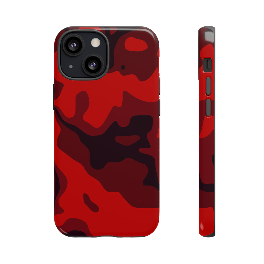 Cute IPhone Case | iPhone 15 Case | iPhone 15 Pro Max Case, Iphone 14 Case, Iphone 14 Pro Max Case IPhone Case for Art Lovers - Red Camo - Studio40ParkLane