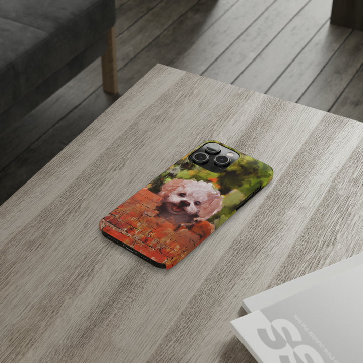 Slim Cute Phone Cases for Iphone - | iPhone 15 Case | iPhone 15 Pro Max Case, Iphone 14 Case, Iphone 14 Pro Max, Iphone 13, Bichon Frise Dog - Studio40ParkLane