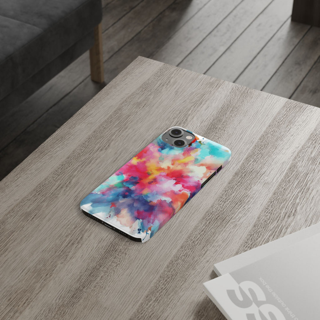 Slim Paint Splash Gift for Her Cute Phone Cases for Iphone 16 Pro Max | iPhone 15 Case | iPhone 15 Pro Max Case, Iphone 14, Iphone 14 Pro Max, Iphone 13 12 11 8 7 - Studio40ParkLane
