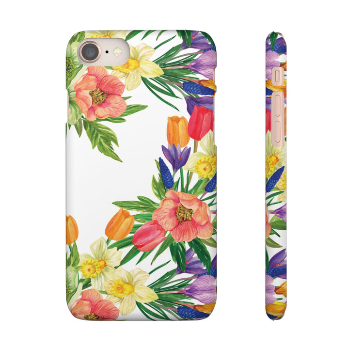 Sleek Snap Spring Summer Flowers Cute Phone Case for iPhone 16 15 14 13 12 11 X Xs Max Xr Pro Plus Samsung Galaxy S24 S23 S22 S21 S20 Ultra
