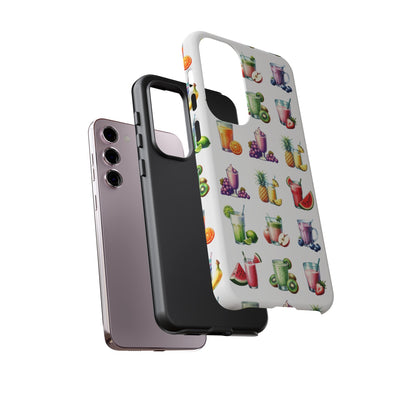 Cute Samsung Case | Cool Iphone Case | Tropical Summer Fruit Cocktail, Samsung S24, S23, S22, S21, IPhone 15 Case | Iphone 14 Case, Iphone 13 Case