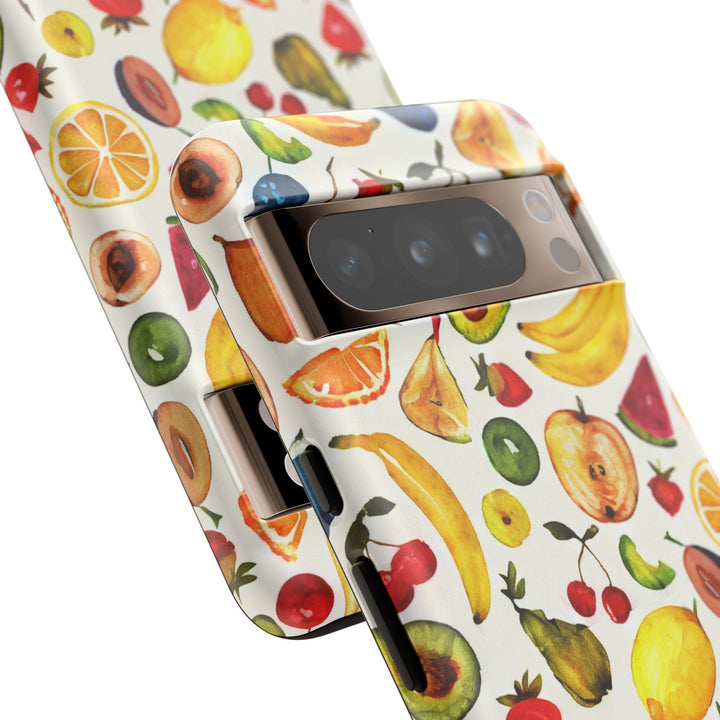 Impact Resistant, Mixed Fruits, Cute Phone Cases for Samsung S24, S23, S22, S21, IPhone 15 pro Iphone 14 pro Iphone 13 IPhone 12 Iphone 11 - Studio40ParkLane