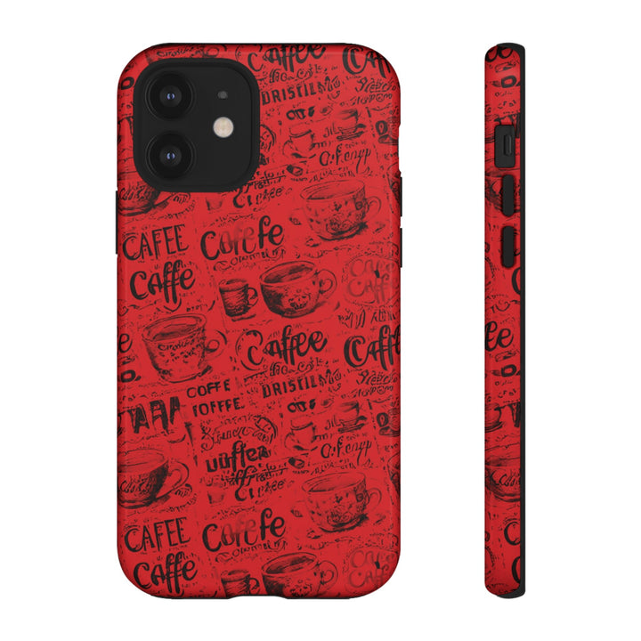 Cute IPhone Case | Red Black Coffee, iPhone 15 Case | iPhone 15 Pro Case, Iphone 14 Case, Iphone 14 Pro Max Case, Protective Iphone Case - Studio40ParkLane