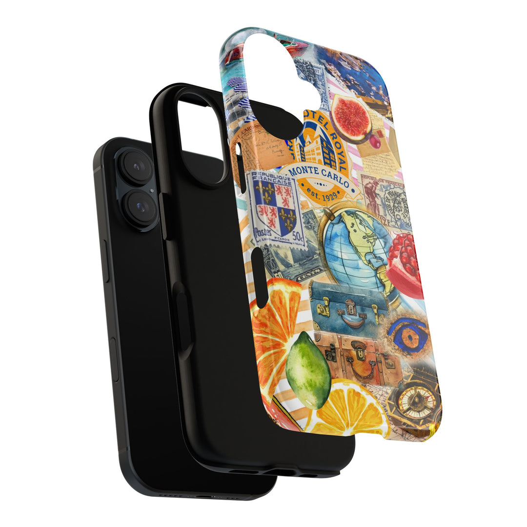 Cute European Summer Collage Phone Case, for IPhone 16 Case | Iphone 15, Iphone 14, IPhone 13 Case, 11 8 7, Samsung Galaxy S24, S23, S22, S21 Extra Protective - Studio40ParkLane