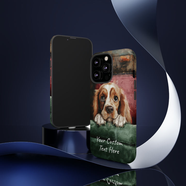 Personalize this Cute IPhone Case | Cocker Spaniel iPhone Case, iPhone 15 Case | iPhone 15 Case, Iphone 14 Case, Iphone 14 Pro Max Case - Studio40ParkLane