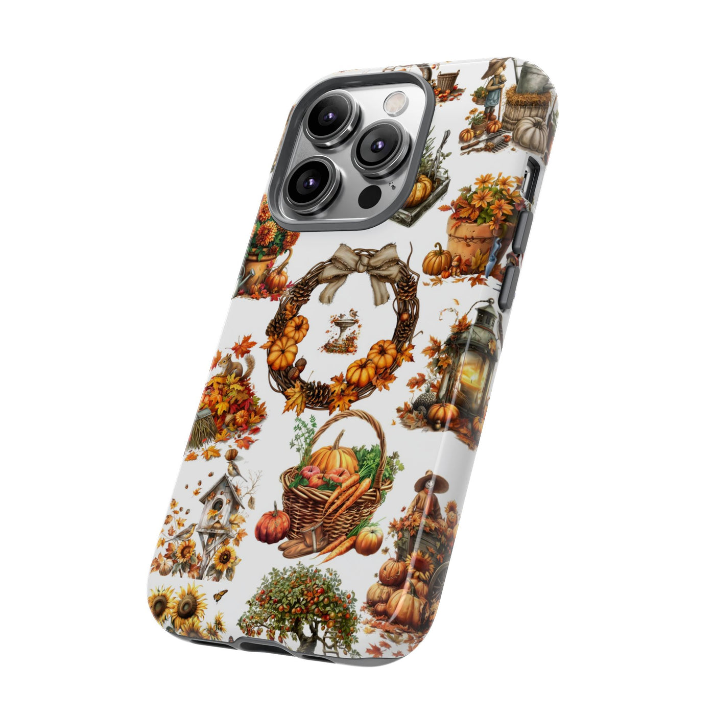 Impact Resistant, Fall Leaves Collage, Cute Phone Cases for Samsung S24, S23, S22, S21, IPhone 15 pro Iphone 14 pro Iphone 13 IPhone 12 Iphone 11