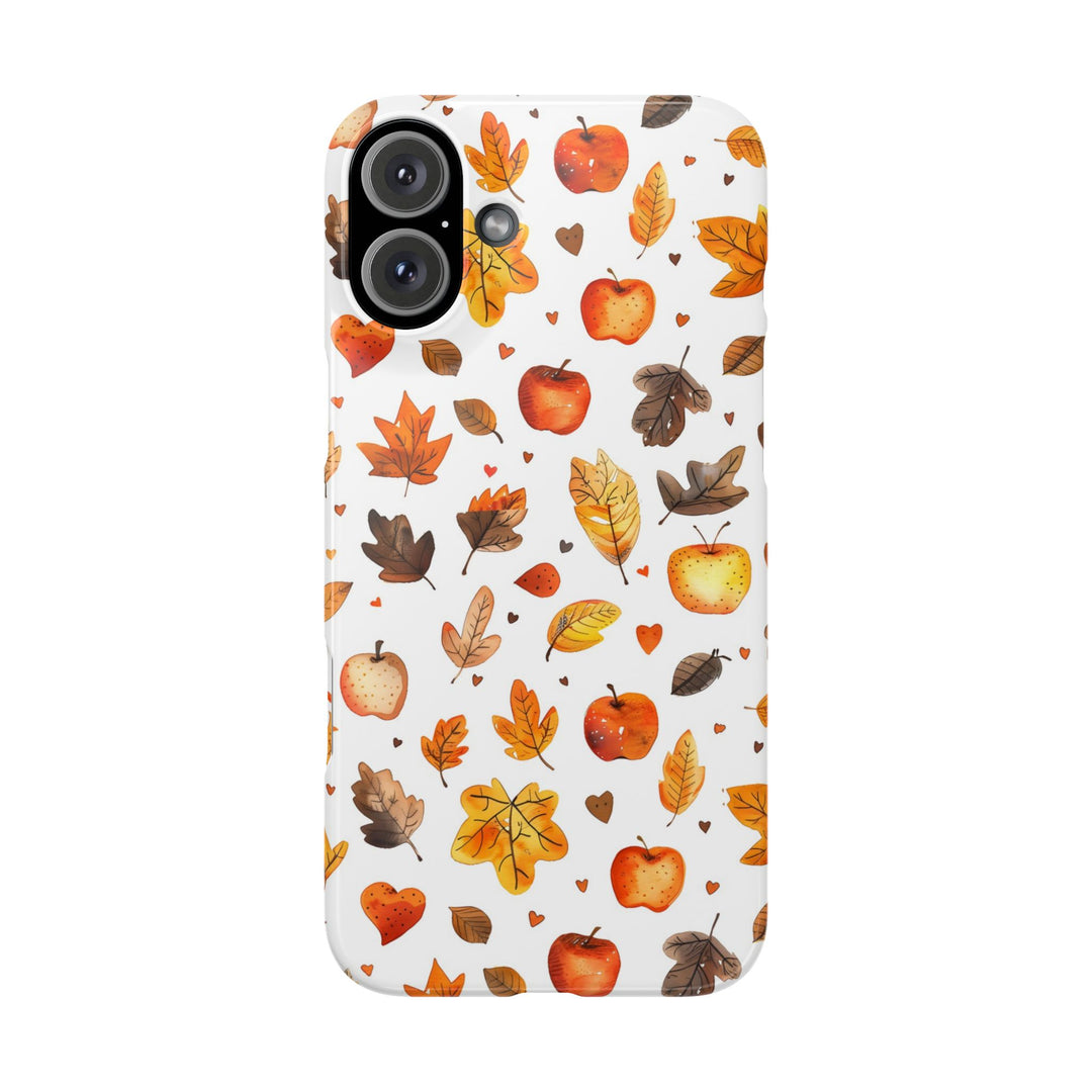 Slim Fall Autumn Leaves Gift for Her Cute Phone Cases for Iphone 16 | iPhone 15 Case | iPhone 15 Pro Max Case, Iphone 14, Iphone 14 Pro Max, Iphone 13, Slim - Studio40ParkLane