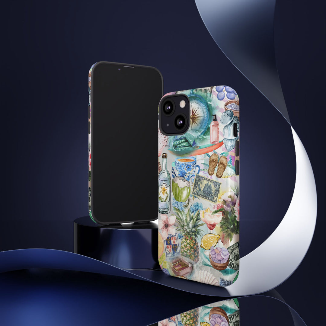 Impact Resistant, Travel Coquette Collage, Cute Phone Cases for Samsung S24, S23, S22, S21, IPhone 15 pro Iphone 14 pro Iphone 13 IPhone 12 Iphone 11 - Studio40ParkLane