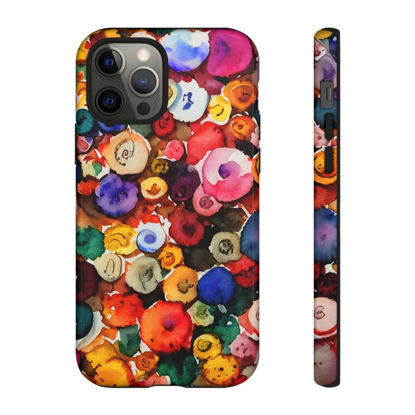 Impact Resistant, Fall Colors Buttons, Cute Phone Cases for Samsung S24, S23, S22, S21, IPhone 15 pro Iphone 14 pro Iphone 13 IPhone 12 Iphone 11